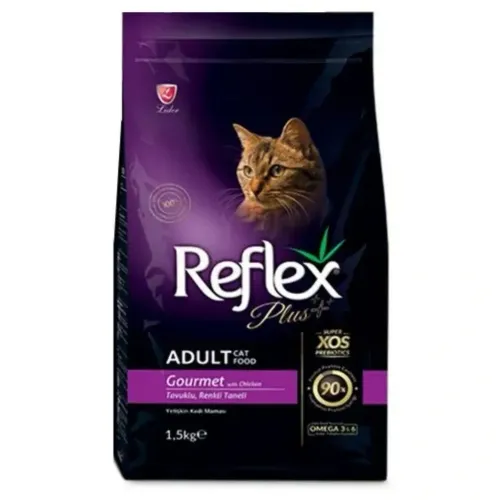 غذای خشک گربه رفلکس پلاس گورمت ۱.۵ کیلوگرم